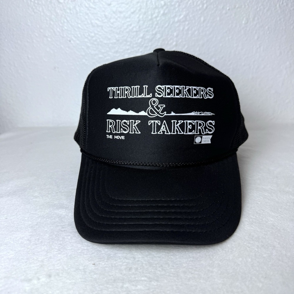 Salty Crew Thrill Seekers And Risk Takers Hat Mesh Back Trucker Cap SnapBack